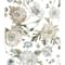 RoomMates White Vintage Poppy Peel & Stick Wallpaper